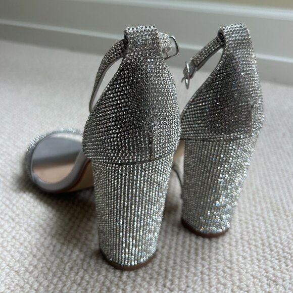 Carrsonrr Silver Multi Steve Madden heels - Picture 3 of 5